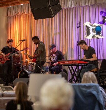 Band performing at August Haven Live!